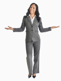 Portrait of businesswoman.