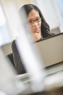 Female office worker.