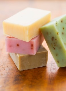 Colorful soaps.
