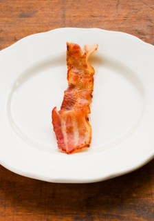 Fried bacon.