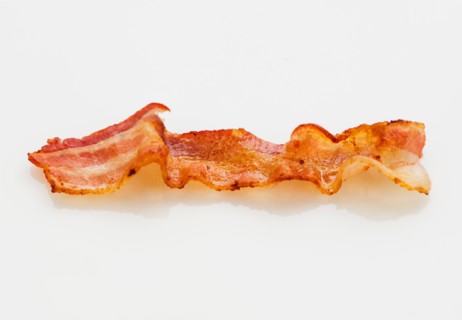 Fried bacon.