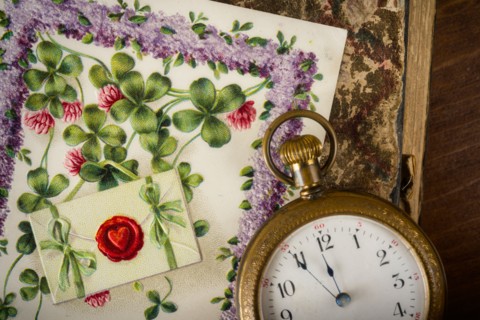 Still life with pocket watch.