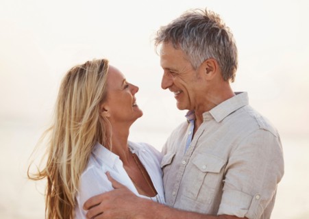 Portrait of happy mature couple