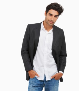 Studio portrait of stylish man
