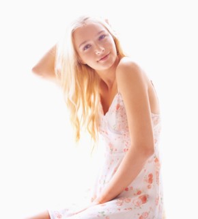 Portrait of teen (16-17) girl