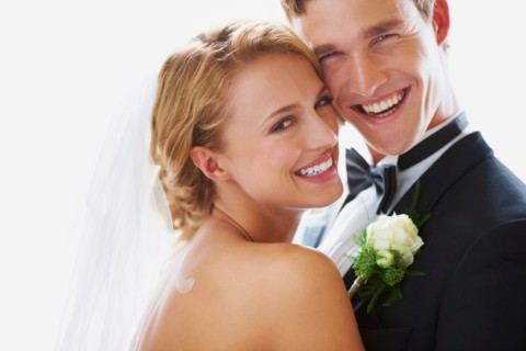 Portrait of married couple