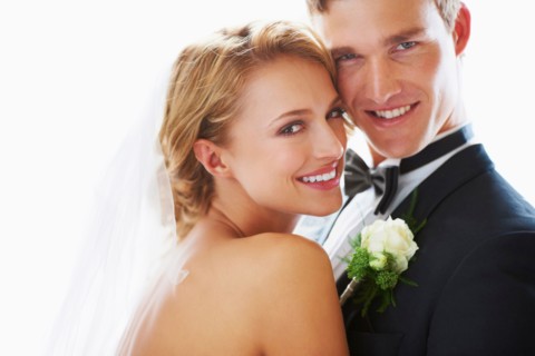 Portrait of married couple