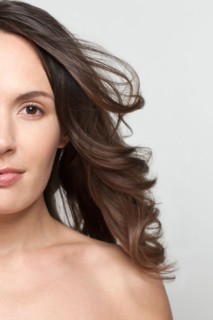 Portrait of woman, studio shot