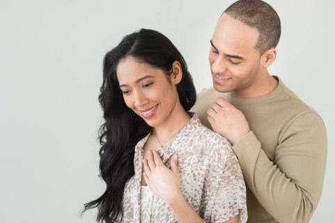 Portrait of young couple.