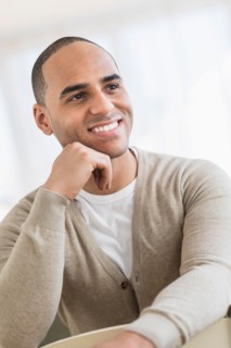 Portrait of young man.