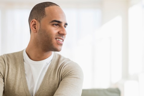 Portrait of young man.