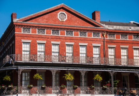 View of traditional building with balcony