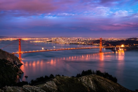 View at Golden Gate Bridge
