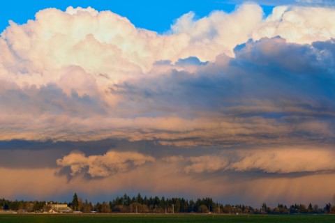 View at storm cloud