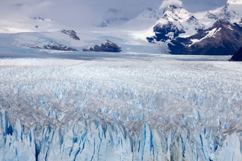 Scenic view of glacier