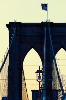 Brooklyn Bridge. New York City, New York.