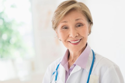 Portrait of female doctor.