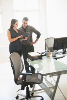 Business people working in office.