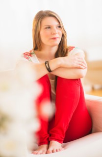 Portrait of smiling woman