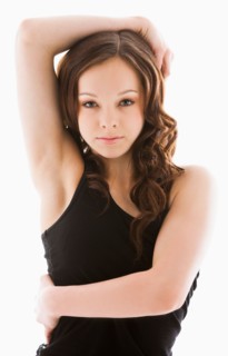 Portrait of gesturing girl (12-13)