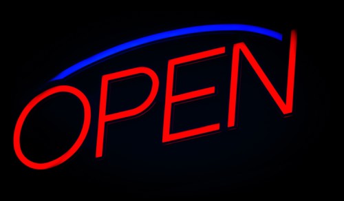 Neon sign