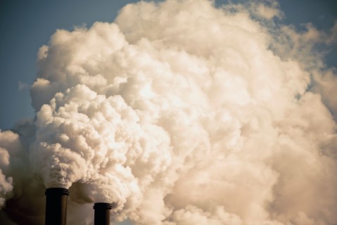Industrial smokestacks