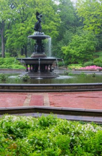 Central Park, New York City. Bethesda fountain in central park.