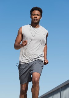 Man jogging.