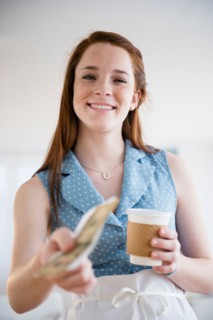 Teenage girl's (14-15) first job