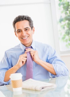 Portrait of mature man in office
