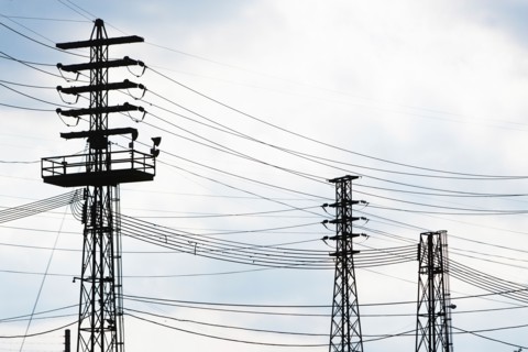 Transmission tower pylons