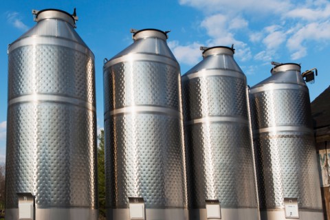Stainless silos