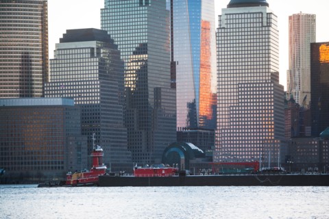View of city with Manhattan
