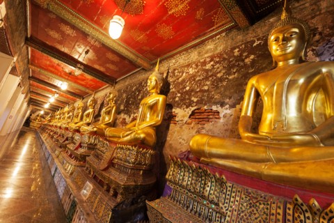 Wat Suthat Temple with budda statue