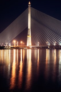 Rama VIII Bridge on Chao Phraya River