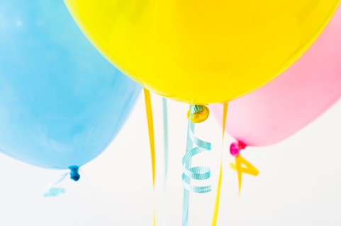 Studio shot of bunch of balloons.