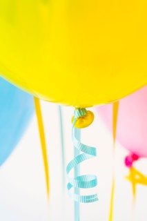 Studio shot of bunch of balloons.