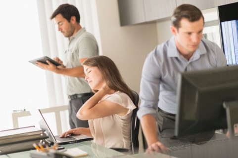 Business people working in office.