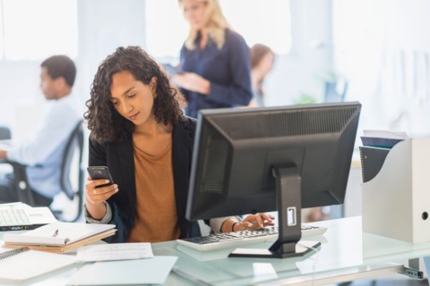 People working in office.