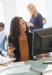 People working in office.