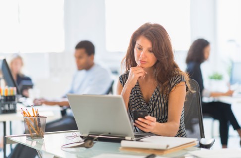 People working in office.