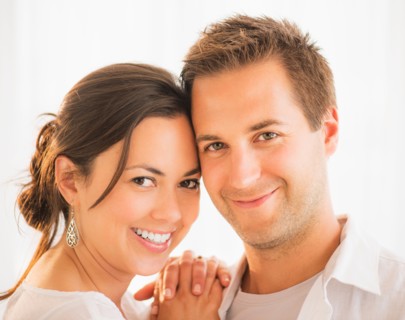Portrait of happy couple