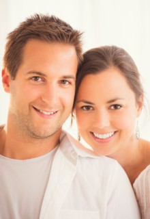Portrait of happy couple