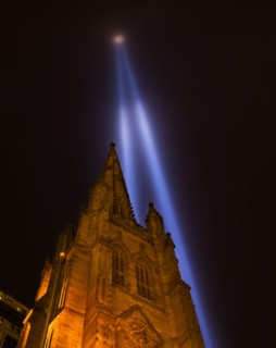 World Trade Center Tribute lights