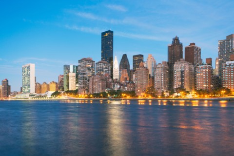 Cityscape at night