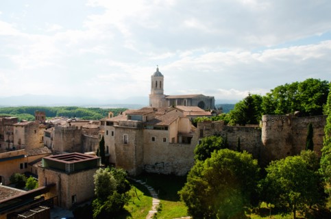 Townscape with church