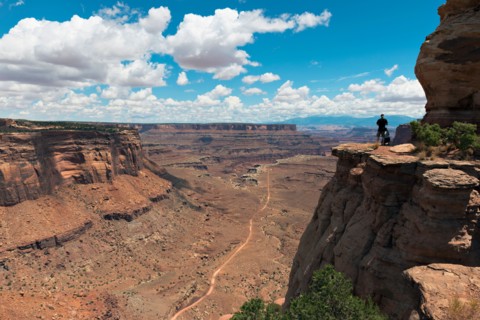 View of rock formations