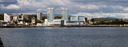 Skyline of modern city