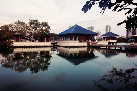 View of Gangaramaya Temple