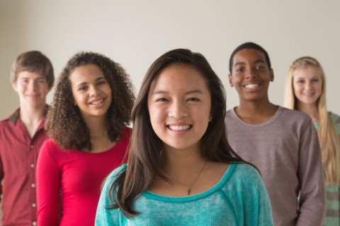 Group of teenagers (12-13,14-15,16-17)